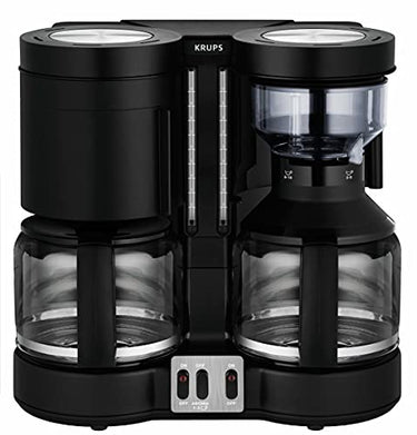 Krups KM8508 Duothek Plus Doppel-Kaffeeautomat, Kunststoff, 20 Unknown_Modifier, Schwarz im Sale